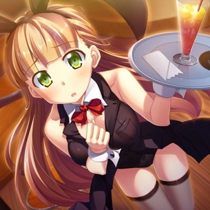 豊満な谷間にうずもれたい・・・。バニーガールコスした美少女のエロ画像 vol.5