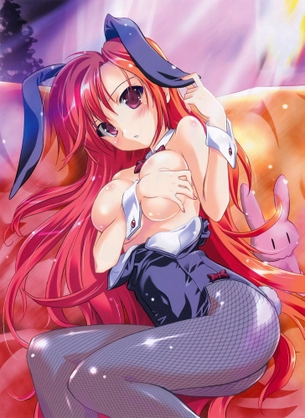 豊満な谷間にうずもれたい・・・。バニーガールコスした美少女のエロ画像 vol.10