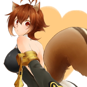 マコト＝ナナヤちゃん（BLAZBLUE）のもふもふしっぽをなでなでしたくなるエロ画像