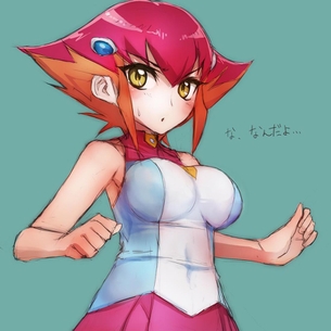 遊戯王ARC-V、神月アンナちゃんの強調されたおっぱいがたまらないエロ画像