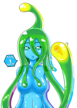 モンスター娘のいる日常、スーちゃんのスライムかわいいエロ画像