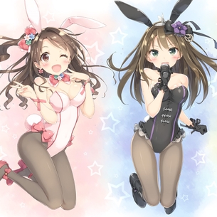 豊満な谷間にうずもれたい・・・。バニーガールコスした美少女のエロ画像 vol.4
