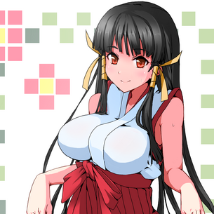アルカナハート、春日舞織ちゃんが巨乳巫女だとよくわかるエロ画像