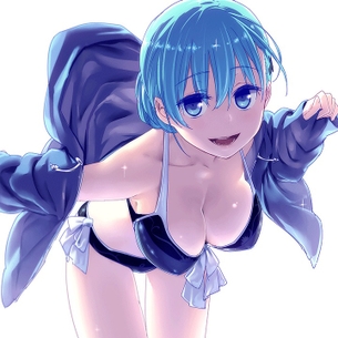 二次元美少女の水着画像。女の子がエロカワすぎて目の保養捗るwww