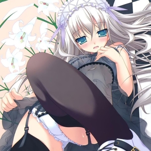 ガーターベルト着けてるえっろい女の子のエロ画像