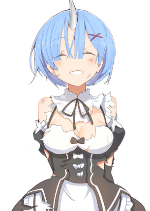 【Re:ゼロから始める異世界生活】レムの二次エロ画像で抜きたい！