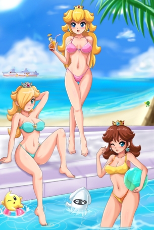 スーパーマリオシリーズの可愛い二次元画像。