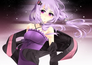 VOCALOIDの結月ゆかりちゃんのひんにゅーカワイイエロ画像