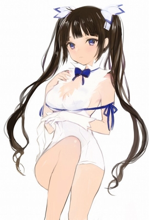 【ダンジョンに出会いを求めるのは間違っているだろうか】ヘスティアの二次エロ画像