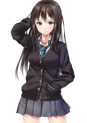 二次元制服美少女画像詰め合わせ。夏休みで通勤時間の癒し成分が足りませぬ