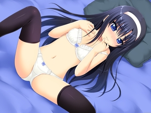 【二次・ZIP】白いパンツやブラジャー身に付けてる美少女下着画像