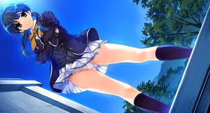 【二次・ZIP】可愛い女の子のスカートめくりの画像