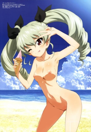 【ガールズ&パンツァー】アンチョビの二次エロ画像くだしあ。