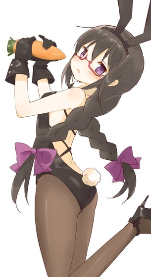【二次・ZIP】エッチな接待して下さい！とお願いしたいバニーガール娘の2次画像