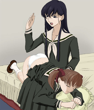 スパンキングのエロ画像詰め合わせ