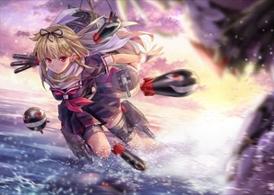 【艦これ】 駆逐艦っぽい夕立ちゃん画像 【11枚】 （艦隊これくしょん -艦これ- 画像 壁紙 15）