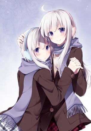 二次元百合レズ画像詰め合わせ。女の子同士でエッチなことしててもあんまり卑猥な気がしない・・・。