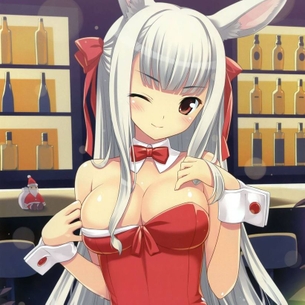 豊満な谷間にうずもれたい・・・。バニーガールコスした美少女のエロ画像 vol.1