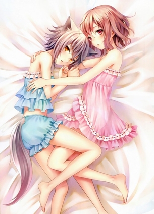 女の子同士でいちゃいちゃしているいやらしい百合画像 vol.1