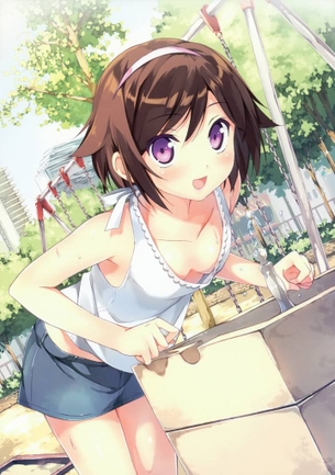二次元美少女の胸ちら画像を集めました。