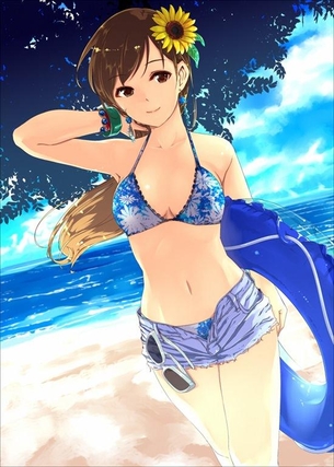 デレマスの大学生アイドル、新田美波子ちゃんのエロ画像を集めました。