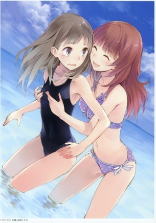 女の子同士でいちゃいちゃしているいやらしい百合画像 vol.6