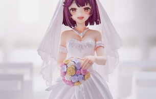 『ソフィーのアトリエ』ソフィーがウェディングドレスで頬を赤らめてるかわいいフィギュア！