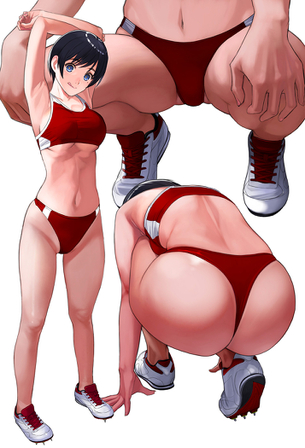 【２次】スポーツウェアを着た女の子のエロ画像その８