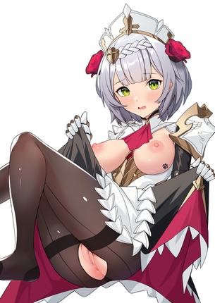 【原神】メイド騎士見習いノエルちゃんのご奉仕画像！　その３
