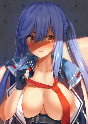 普段なら即刻ギルティーだけど今日だけ特別に許してあげる巨乳少女の二次元エロ画像。だから揉ませろ！