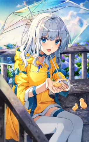 【二次】銀髪・白髪女子画像　その４０