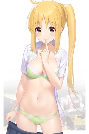 【２次】半脱ぎになってる女の子のエロ画像その６６