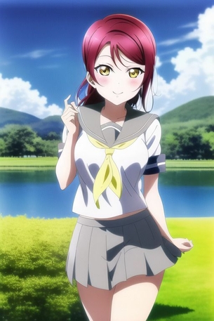『Novel AI』エロ画像その13「ラブライブ!サンシャイン!!桜内梨子ちゃん」のエロ画像を大量作成