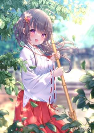 【二次】巫女服を着た女の子の画像　その３