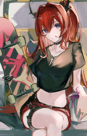 アークナイツの虹エロ画像