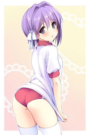 【２次】紫髪の可愛い女の子の二次エロ画像その２０