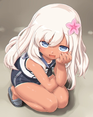 小さい女の子がスク水着用とか重罪過ぎて犯したくなっちゃう二次元エロ画像