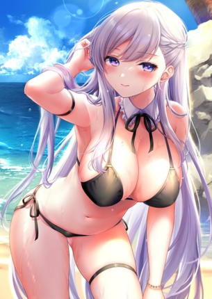 【二次】銀髪・白髪女子画像　その３８