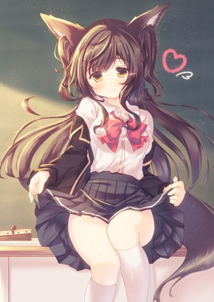 【２次】太ももが綺麗な女の子のエロ画像その７３