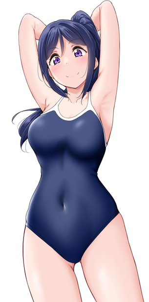 【２次】 スク水姿の可愛い女の子のエロ画像その１８