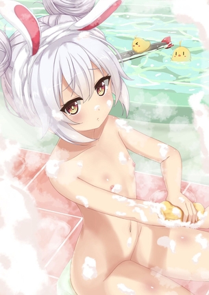 身も心も癒されたい！リラックス中な入浴少女の二次元エロ画像