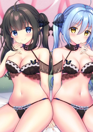下着姿が可愛くてえっちしなくてもいいか？ってなっちゃうけど性欲沸くからやっぱりセックスしたくなる二次元エロ画像