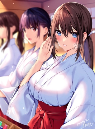 【二次】巫女服を着た女の子の画像　その２