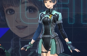 『スターオーシャン6』エロいハイレグ衣装で太もも丸出しのえっちな服の女の子「クロエ」