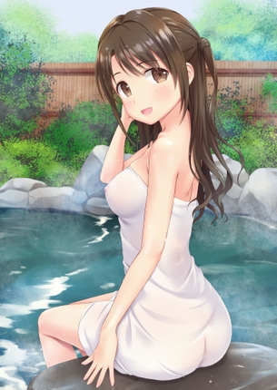 乳首が勃起しているんだけど・・・もしかして興奮してます？だったら私が揉みほぐしてあげたい！そんな二次元エロ画像