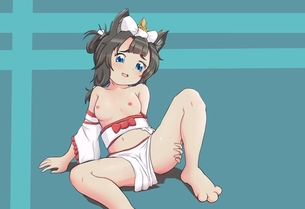 にゃんこ大戦争【巫女姫ミタマ(白無垢,黒無垢)】のエロ画像