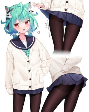 【バーチャルyoutuber】潤羽るしあのかっこいい・かわいい二次エロ画像