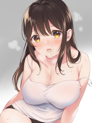口内射精でお口に出される方はたまったもんじゃないけど出す方は最高に気持ちよさそうなフェラチオ二次元エロ画像