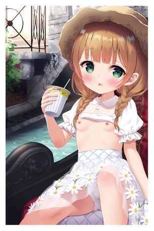 控えめな貧乳おっぱいな少女こそが大和撫子なんです！慎ましいおっぱいでえちえち二次元エロ画像