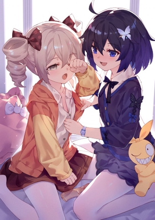 壁紙とかにもギリ使えそうなえち萌え百合画像特集♪